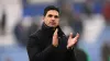 Arsenal manager Mikel Arteta after the Premier League match at Leicester (PA)