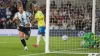 Argentina’s Enzo Fernandez celebrates scoring his side’s second goal against Brazil during a World Cup 2026 qualifying socce