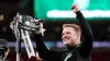 Eddie Howe’s thoughts turned to his family in the aftermath of Newcastle’s Carabao Cup final victory over Liverpool (John Wa