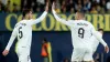 Kylian Mbappe (right) scored a brace in Real Madrid’s win at Villarreal (Alberto Saiz/AP)
