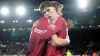 Manchester United’s Alejandro Garnacho (right) celebrates with team-mates after scoring their side’s second goal of the game