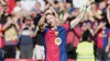 Robert Lewandowski took his tally for the season to 38 goals in Barcelona’s 4-1 LaLiga win over Girona (Joan Monfort/AP/PA)
