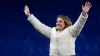 Sonia Bompastor celebrates the victory (Bradley Collyer/PA)
