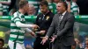 Brendan Rodgers was annoyed he could not celebrate wrapping up the title on Saturday (Andrew Milligan/PA)