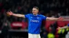 Colby Bishop’s hat-trick moved Portsmouth closer to safety (Mike Egerton/PA)