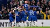 Chelsea celebrate Enzo Fernandez’s goal (Zac Goodwin/PA)