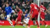 Everton’s James Tarkowski has received death threats after his tackle on Liverpool’s Alexis Mac Allister (Peter Byrne/PA)