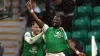 Hibernian’s Rocky Bushiri was on target against Dundee (Steve Welsh/PA)