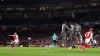 Declan Rice opens the scoring for Arsenal against Real Madrid (John Walton/PA)