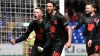Jay Stansfield celebrates his penalty (Jacob King/PA)