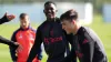 Manchester United’s Kobbie Mainoo during a training session (Martin Rickett/PA)