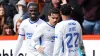 Rangers’ Ianis Hagi (centre) celebrates the equaliser (Jane Barlow/PA).