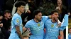 Matheus Nunes (right) scored Man City’s winner against Aston Villa (Martin Rickett/PA)