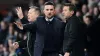 Rangers interim head coach Barry Ferguson, centre, coach Billy Dodds, left, and Neil McCann, right, were drafted in until th