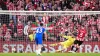 Athletic Bilbao’s Oihan Sancet scores a penalty against Rangers (Adam Davey/PA)