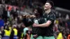 Andre Brooks, left, celebrates his late goal in Sheffield United’s win (Nick Potts/PA)