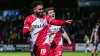 Jamie Reid’s header turned the game Stevenage’s way late on (Rhianna Chadwick/PA)