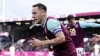 Josh Brownhill celebrates after scoring Burnley’s second goal (Nick Potts/PA)