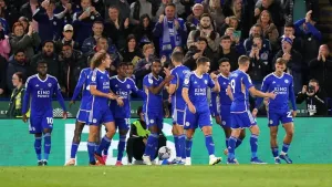 Kiernan Dewsbury-Hall at the double as Leicester ease past Preston